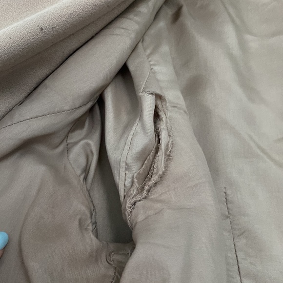 Beige Blazer with Waist Detail - Picture 4 of 5